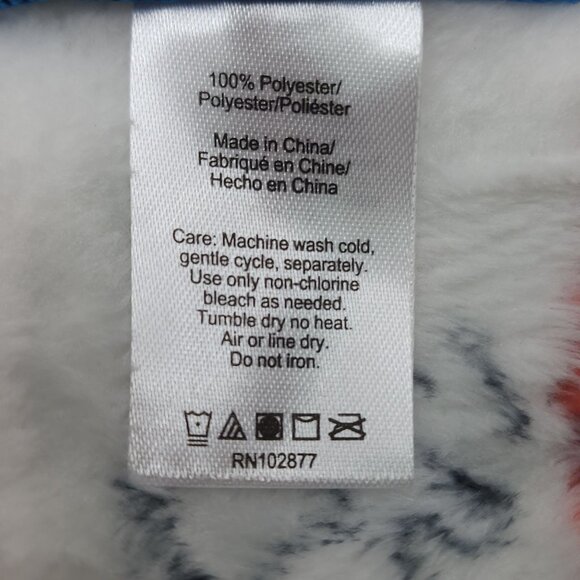 Peanuts Snoopy Christmas Full/Queen Plush Blanket By Berkshire 90"x90" NO LABEL - Picture 8 of 10